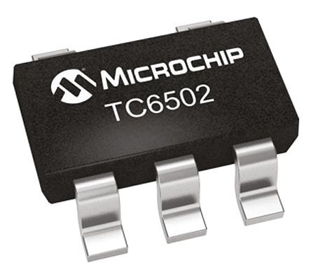 Microchip - TC6502P125VCTTR - Microchip TC6502P125VCTTR ¶ȴ, 0.5Cȷ, 2.7  5.5 VԴ, -55  +135 C¶, 5 SOT-23Aװ		