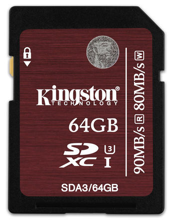Kingston - SDA3/64GB - Kingston 64 GB SDXC		