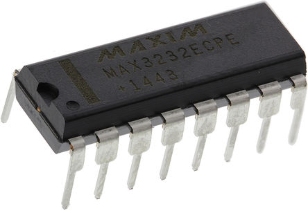 Maxim - MAX3232ECPE+ - Maxim MAX3232ECPE+ 250kbps ˫շ, IEC 1000-4-2/ RS-232ӿ, 2-TX 2-RX 2-TRX, 3  5.5 VԴ, 16 PDIPװ		