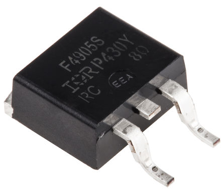 Infineon - IRF4905SPBF - Infineon HEXFET ϵ Si P MOSFET IRF4905SPBF, 74 A, Vds=55 V, 3 D2PAKװ		