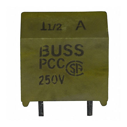 Cooper Bussmann - PCC-3-R - Cooper Bussmann 3A  ߵ PCB ̶۶ PCC-3-R, F۶ٶ, 250 V ac, 350 V dc, 7.62mm, 2.41mm, 4.32mm		