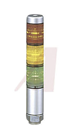 Patlite - MPS-302-RYG - Patlite MPS ϵ LED ű MPS-302-RYG, 3 Ԫ, ɫɫɫ, 24 V /ֱԴ		