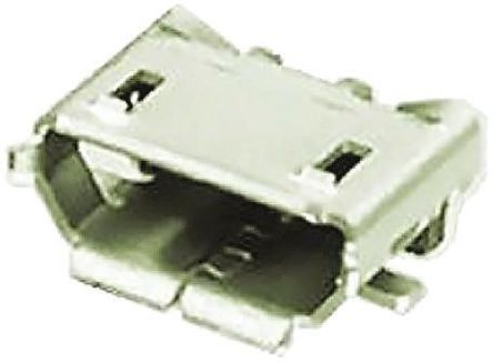 TE Connectivity - 1981568-1 - TE Connectivity ֱ SMTװ ĸ micro USB  1981568-1, B v2.0, 30 V , 1A		