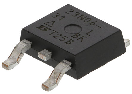 Vishay - SUD23N06-31L-E3 - Vishay N MOSFET  SUD23N06-31L-E3, 23 A, Vds=60 V, 3 TO-252װ		