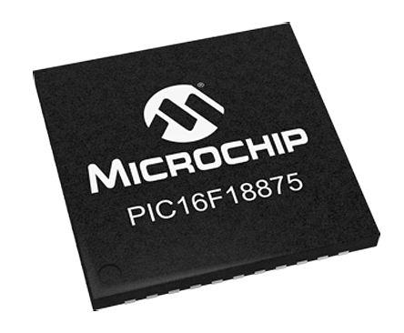 Microchip - PIC16F18875-I/ML - Microchip PIC16LF ϵ 8 bit PIC16F MCU PIC16F18875-I/ML, 32MHz, 14 kB ROM , 1024 B RAM, QFN-40		