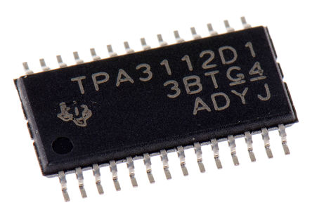 Texas Instruments - TPA3112D1PWP - Texas Instruments TPA3112D1PWP D   ƵŴ IC, +85 C, 25 W @ 8 , 28 HTSSOPװ		