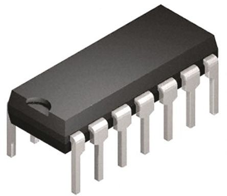 Analog Devices - AD8402ANZ10 - Analog Devices AD8402ANZ10 10k 256λ ֵλ,  3 ߽ӿ, 14 PDIPװ		