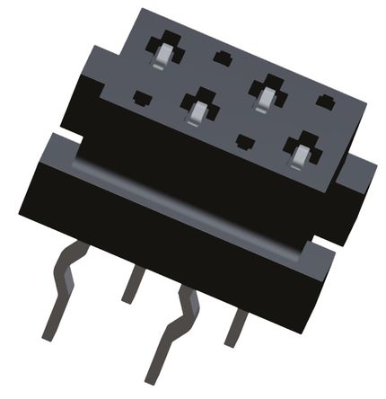 TE Connectivity - 2178710-4 - TE Connectivity Micro-Match ϵ 2 4· ֱ 1.27mmھ ͨ ӡˢ· 2178710-4, Ӷ˽, ԰		
