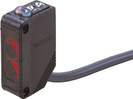 Omron - E3ZLS66 - Omron 20  200 mm ɫ LED Դ ״  봫 E3ZLS66, NPN, M8 , IP67		