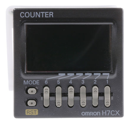 Omron - H7CX-AUSD1-N - Omron 6λ LCD ּ H7CX-AUSD1-N, -99999  999999ʾΧ, ѹ, 5kHzƵ, 12  24 V ֱ24 V Դ		