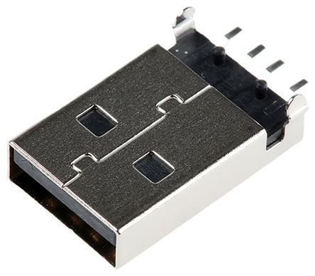 Molex - 48037-2000 - Molex 1 ˿ ֱ A  USB ͷ 48037-2000 װ, 30 V 30 V ֱ, 500mA		