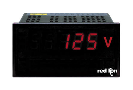 Red Lion - PAXLHV00 - Red Lion PAXLH ϵ PAXLHV00 3λ LEDʾ  ʽѹ, 92 x 45 mm, 0C60C		