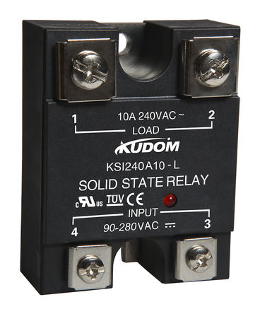 Kudom - KSI240A10-L - Kudom 10 A 尲װ ̵̬ KSI240A10-L, SCR˫ɿع迪Ԫ, 㽻л, 280 V 		