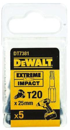 DeWALT - DT7381-QZ - Dewalt T20 x 25 mm ͷ DT7381-QZ, Torx ͷͷ		