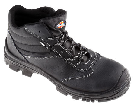 Dickies - FC23340 Fractus S/S Boot Sz9 - Dickies Fractus 系列 黑色 男装 防滑 安全靴 FC23340 Fractus S/S Boot Sz9, 综合安全鞋头, 聚氨酯鞋底, 鞋码 9(UK) / 43(EU)		