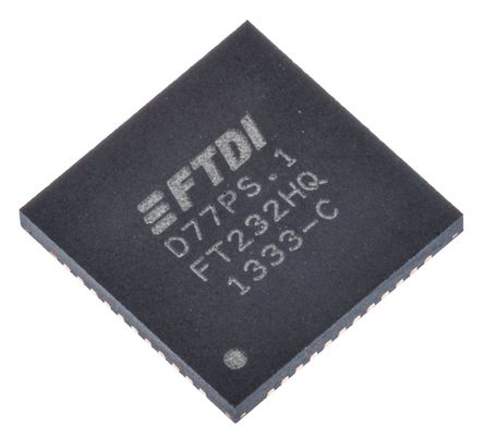 FTDI Chip - FT232HQ-REEL - FTDI Chip FT232HQ-REEL 12Mbit/s USB  UART, ֧RS232RS422RS485 UART׼, 1.8 V 3.3 V, 48 QFNװ		