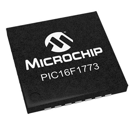 Microchip - PIC16LF1773-I/MX - PIC16F ϵ Microchip 8 bit PIC MCU PIC16LF1773-I/MX, 32MHz, 7 kB ROM , 512 B RAM, UQFN-28		