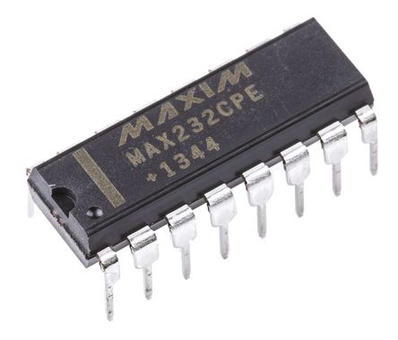 Maxim - MAX232CPE+ - Maxim MAX232CPE+ 120kbps ·շ, EIA/TIA-232-E/ RS-232/ V.24/ V.28ӿ, 2-TX 2-RX, 5 VԴ, 16 PDIPװ		