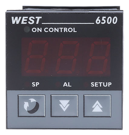 West Instruments - N6500Z211002 - West Instruments N6500 ϵ, ¶ȷΧѡ PID ¶ȿ N6500Z211002, 48 x 48 (1/16 DIN)mm, 24  48 V /ֱ, 2		