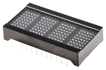 OSRAM Opto Semiconductors - PD4435 - Osram Opto 4ַ ĸ 7 x 5 ɫ LED ʾ PD4435, 0.1 mcd/, 11.43mmַ, ͨװװ		