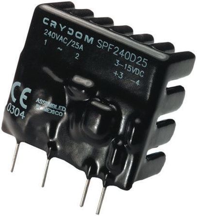 Crydom - SPF480D25 - Crydom 25 A PCBװ  ̵̬ SPF480D25, SCR, 㽻л, 660 V rms		