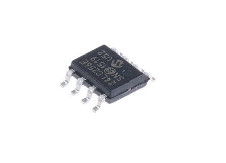 Microchip - 24LC256-E/SN - Microchip 24LC256-E/SN  EEPROM 洢, 256kbit,  - I2Cӿ, 900ns, 2.5  5.5 V, 8 SOICװ		