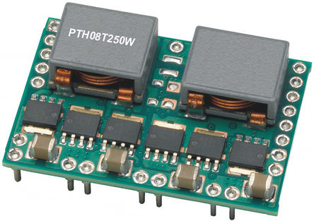 Texas Instruments - PTH08T250WAZ - Texas Instruments PTH08T250WAZ ֱ-ֱԴģ, ѹ, 4.5  14 V, 50A, 0.7  3.6 V, 600 kHz, 22 DIP ģװ		