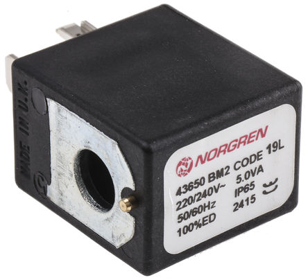 Norgren - V10626-A19L - Norgren V10 ϵ 5 (Hold) VA, 6 (Inrush) VA 220/240V ac õȦ V10626-A19L, V60V61V62V63		