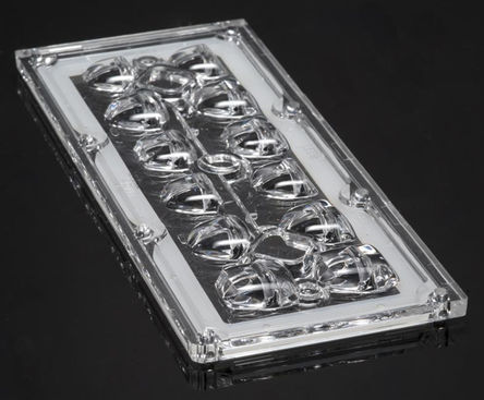 Ledil - CS14145_STRADA-IP-2X6-DWC-90 - LEDiL Strada-IP 系列 12-LED 矩形 LED 透镜 CS14145_STRADA-IP-2X6-DWC-90, 使用于XT-E		