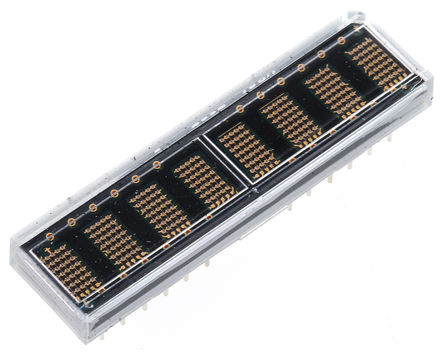 Broadcom - HDSP-2532 - Broadcom 8ַ ĸ 7 x 5 ɫ LED ʾ HDSP-2532, 7.5 mcd, 4.57mmַ, ͨװװ		