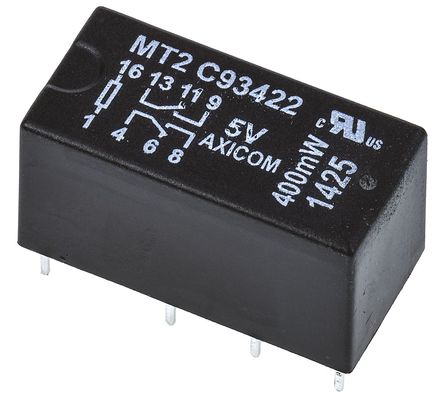 TE Connectivity - MT2-C93422 - TE Connectivity MT2-C93422 ˫˫ PCB װ Ǳ̵, 2 A, 5V dc		