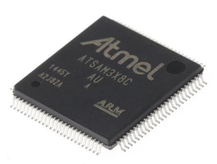 Microchip - ATSAM3X8CA-AU - Microchip ATSAM3 ϵ 32 bit ARM Cortex M3 MCU ATSAM3X8CA-AU, 84MHz, 16 kB2 x 256 KB ROM Flash, ROM, 64 + 32 kB RAM		