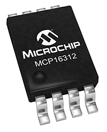 Microchip - MCP16312-E/MS - Microchip MCP16312-E/MS ѹ ѹ, 4.4  30 V, 1A, 2  24 V, 575 kHz߿Ƶ, 8 MSOPװ		