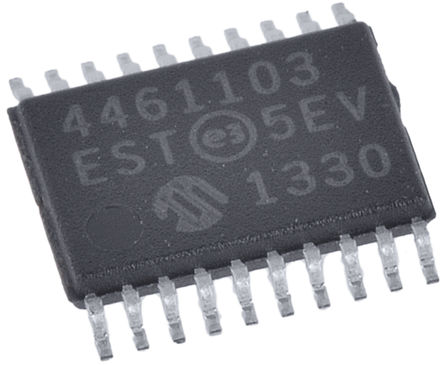 Microchip - MCP4461-103E/ST - Microchip MCP4461-103E/ST 4ͨ 10k 257λ  ֵλ,  - I2Cӿ, 20 TSSOPװ		