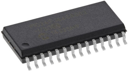 Microchip - PIC24FJ64GA002-I/SO - Microchip PIC24FJ ϵ 16 bit PIC MCU PIC24FJ64GA002-I/SO, 32MHz, 64 kB ROM , 8 kB RAM, SOIC-28		