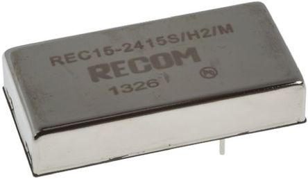 Recom - REC15-2415S/H2/M - Recom REC15 ϵ 15W ʽֱ-ֱת REC15-2415S/H2/M, 18  36 V ֱ, 15V dc, 1A		