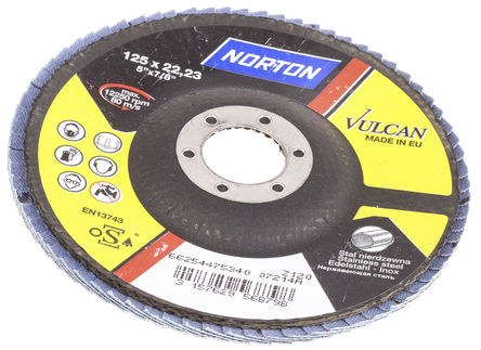 Norton - 66254475340 - Norton Flap Disc ϵ Vulcan 120  ĥ 66254475340, 125mmֱ		