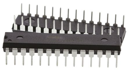 Microchip - ATMEGA168PA-PU - Microchip ATmega ϵ 8 bit AVR MCU ATMEGA168PA-PU, 20MHz, 16 kB512 B ROM , 1 kB RAM, PDIP-28		