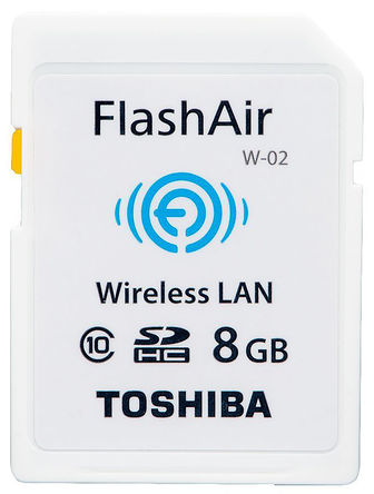 Toshiba - SD-F08AIR03(8 - Toshiba FlashAir 8 GB 10 MLC SD SD-F08AIR03(8		