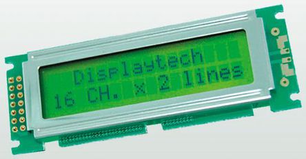 Displaytech - 162D-BA-BC - Displaytech ʽ ĸ LCD ɫʾ 162D-BA-BC, LED, 216ַ		