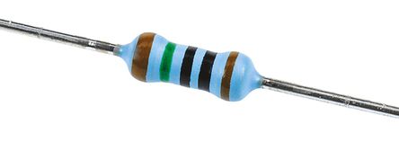 Vishay - MBB02070C1005FCT00 - Vishay MBB0207 ϵ�� 0.6W 10M�� ���� ��Ĥ�̶������� MBB02070C1005FCT00, ��1%, ��50ppm/��C		