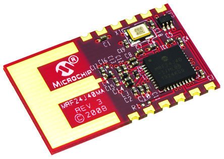 Microchip - MRF24J40MA-I/RM - Microchip MRF24J40MA-I/RM ZigBee շ, 2.4  2.48GHz, 2.4  3.6 VԴ, 12		