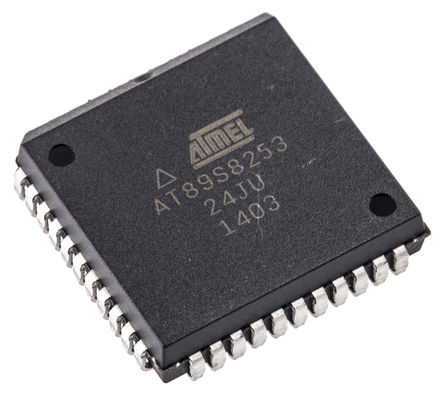 Atmel - AT89S8253-24JU - Atmel AT89S ϵ 8 bit 8051 MCU AT89S8253-24JU, 24MHz, 2 kB12 kB ROM , 256 B RAM, PLCC-44		