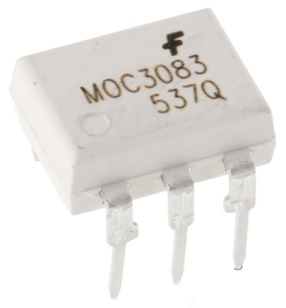 Fairchild Semiconductor - MOC3083M - Fairchild  MOC3083M, ֱ, ˫ɿع迪Ԫ, 6 DIP װ		