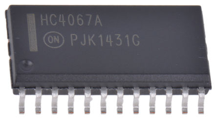 ON Semiconductor - MC74HC4067ADWG - ON Semiconductor MC74HC4067ADWG ·/·,  4:1, 2  6 VԴ, 24 SOICװ		