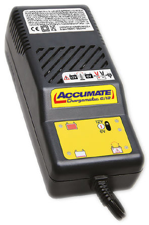 TecMate - TM07SAE - TecMate TM 系列 铅酸电池充电器 TM07SAE, 220 → 240V输入, 12 V, 24 V输出@1.2A, 英国插头		