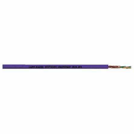 Lapp - 2170206 - Lapp 2 芯 紫色 聚氯乙烯 PVC护套 总线电缆 2170206, 7.2mm 外径		