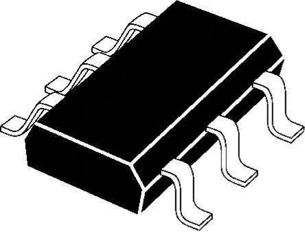ON Semiconductor - MBT6429DW1T1G - ON Semiconductor MBT6429DW1T1G, ˫ NPN , 200 mA, Vce=45 V, HFE:500, 100 MHz, 6 SC-88װ		
