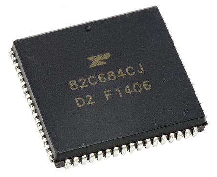EXAR - XR82C684CJ-F - EXAR XR82C684CJ-F 4ͨ 1Mbit/s UART, ֧UART׼, 5 V, 68 PLCCװ		