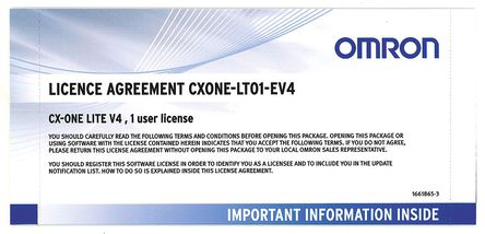 Omron - CXONE-LT01-EV4 - Omron CXONE-LT01-EV4 PLC  4.0汾, ʹCP1E ϵСCP1L ϵ		